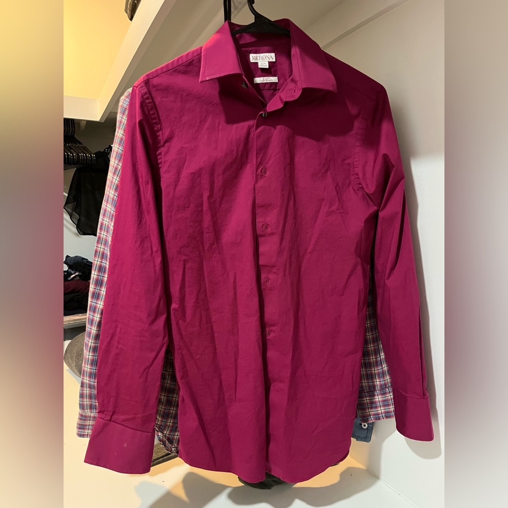 Merona slim fit size small button up